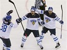 GÓL! Fintí hokejisté se ujali ve tvrtfinále MS proti Kanad vedení, branku...
