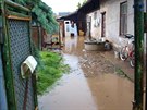 U rodinného domku ve Smidarské Lhot se po vydatných detích objevila vodní...