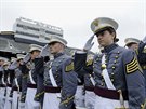 Barack Oama vystoupil ped studenty a absolventy vojenské akademie West Point...