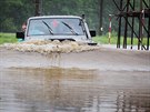 Tetí stupe povodové aktivity na ece Úslav v Koterov. Bn má eka 20...