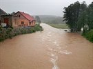 Rozvodnná eka Klabava na Rokycansku. (28. kvtna 2014)