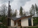 Kostel Boího milosrdenství ve Slavkovicích architekta Ludvíka Kolka