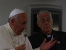Poboník papee Frantika se diví poté, kdy pontifik pirovnal zneuívání dtí...