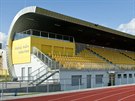 Atletický stadion v Plzni-Skvranech.