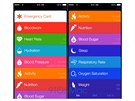 Náhled aplikace Healthbook v iOS 8