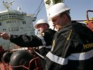 Ruský ropný gigant Rosnf. Ilustraní snímek.