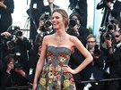 Eva Herzigová na premiée filmu Two Days One Night (Cannes, 20. kvtna 2014)