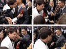 Vitalij Seuk se pokusil políbit Willa Smithe na premiée filmu Mui v erném...