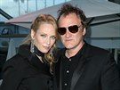 Uma Thurmanová a Quentin Tarantino (Cannes, 23. kvtna 2014)
