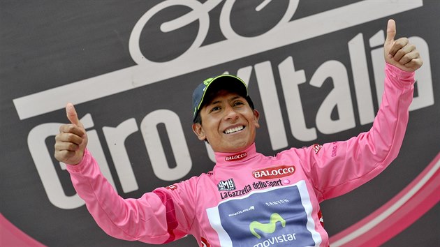 Nairo Quintana slav vtzstv v estnct etap Gira.
