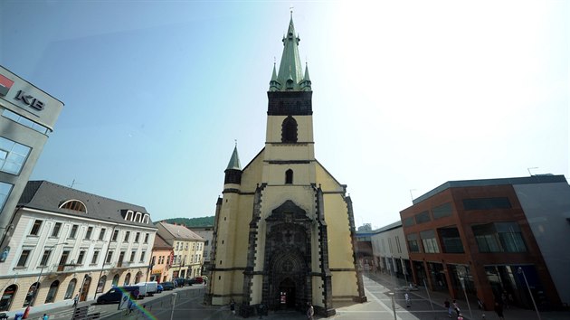 Pohled na ikmou v steckho kostela Nanebevzet Panny Marie.