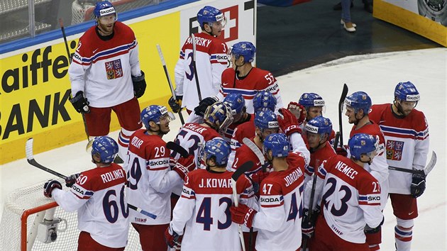 POSTUP. et hokejist vyhrli nad tmem USA 4:3 na mistrovstv svta v Minsku si zahraj o medaile.