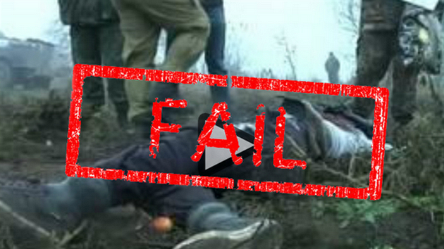 Zpráva serveru InfoResist.org o fale�ném videu o �zabitém u Slavjansku�
