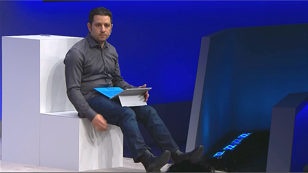 Surface Pro 3 uzpůsobený pro práci na kolenou