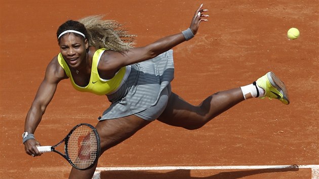 Serena Williamsov v prvnm kole Roland Garros
