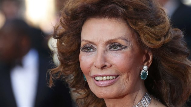 Sophia Lorenová (Cannes, 20. května 2014)