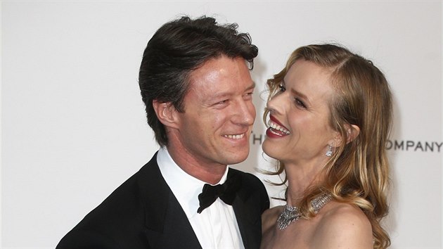 Eva Herzigová a její partner Gregorio Marsiaj (Cannes, 22. května 2014)