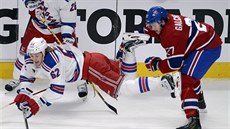 Po zákroku Alexe Galenjuka z Montrealu odletl Carl Hagelin z NY Rangers.