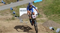 Kate�ina Nash na trati závodu v Novém M�st� na Morav�.