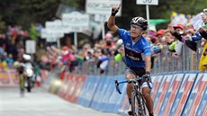 JSEM VÍT�Z. Osmnácté etap� Gira kraloval Julian Arredondo.