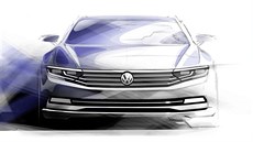 Skica nové Volkswagenu Passat naznauje, e na designovou revoluci tvrci...