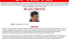 ínský armádní hacker Huang Zhenyu (alias "hzy_lhx")