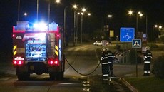 Po srá�ce s m�stskou policií zem�el v Kladn� chodec. (27. kv�tna 2014)