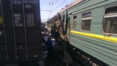 U Moskvy se srazil osobní a nákladní vlak. Zahynuli nejmén tyi lidé (Rusko,...