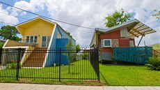 Díky Bradu Pittovi stojí v New Orleans nové barevné domky.