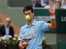 Srbský tenista Novak Djokovi hraje ve 3. kole Roland Garros.