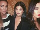 Sestry Kim Kardashianové - Khloe Kardashianová. Kendall Jennerová a Kylie...