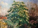 Opono vystavuje originly Frantika Kupky Nae zahrada v Puteaux, Dm male...