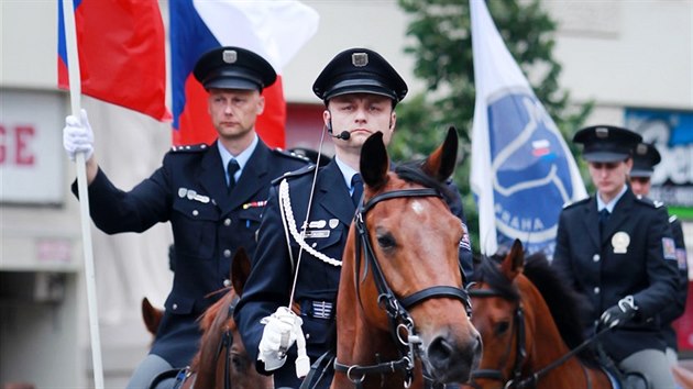 Slavnostn psaha novch hasi a policist v Brn (30. kvtna 2014)