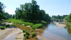 Park v Bad Muskau, kterým protéká �eka Nisa.