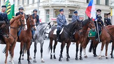 Slavnostní přísaha nových hasičů a policistů v Brně (30. května 2014)