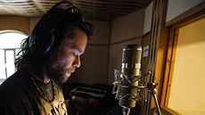 Richard Krajo ve studiu Sono bhem natáení sedmé studiové desky kapely...
