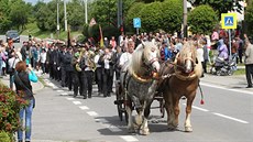 V O�echov� na ��ársku v sobotu oslavili 650 let obce. (31. kv�tna 2014).