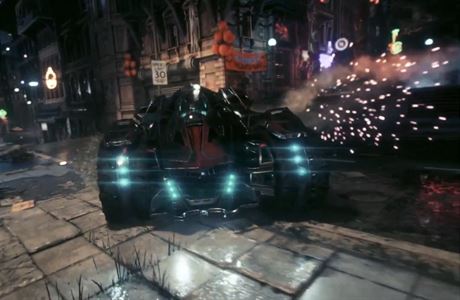 Batmobil z Batman Arkham Knight se pedstavuje.