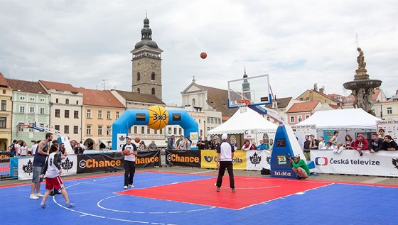 Momentka z turnaje eské Tour 3x3