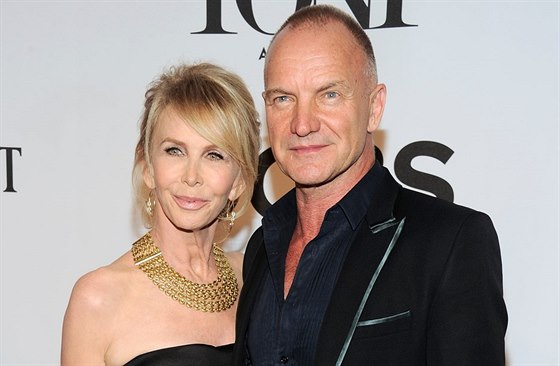 Trudie Stylerová a Sting na Tony Awards (New York, 8. ervna 2014)