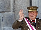 Odcházející panlský král Juan Carlos I. na ceremonii k 200. výroí zaloení...
