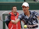 eský tenista Tomá Berdych hraje o tvrtfinále Roland Garros s Amerianem...