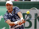 eský tenista Tomá Berdych bojuje ve tvrtfinále Roland Garros.