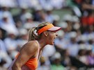 Ruská tenistka Maria arapovová ve po vyrovnání semifinalé Roland Garros.