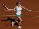 Nmecká tenistka Andrea Petkovicová se chystá na úder v semifinále Roland...