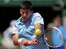 Srbský tenista Novak Djokovi hraje v semifinále Roland Garros.