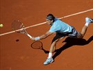 TOHLE TAKY MÁ! panlský tenista Rafael Nadal v semifinále Roland Garros...
