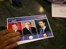 Mu hlasoval pro Baára Asada bhem probíhajících prezidentských voleb v Sýrii,...