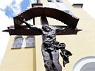 Jihomoravská obec roku - Vrbice na Beclavsku. Kostel sv. Jiljí si Vrbití...