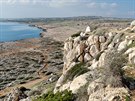 Pobeí jihovýchodního Kypru u mysu Gkreko